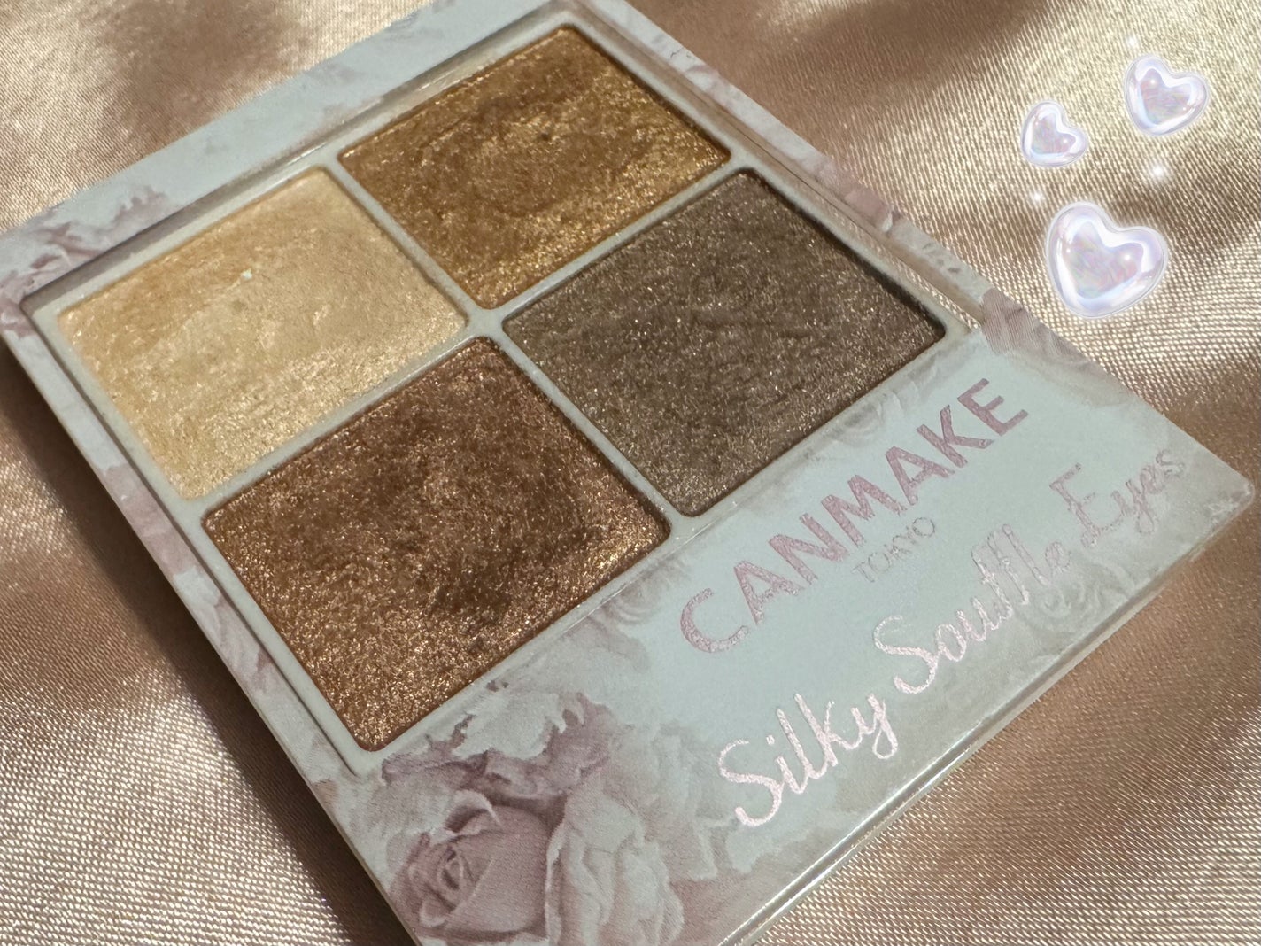 シルキースフレアイズ/キャンメイク/アイシャドウパレットを使ったクチコミ(1枚目)