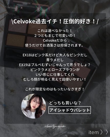 セルヴォーク ヴァティック アイパレット/Celvoke/アイシャドウパレットを使ったクチコミ(3枚目)
