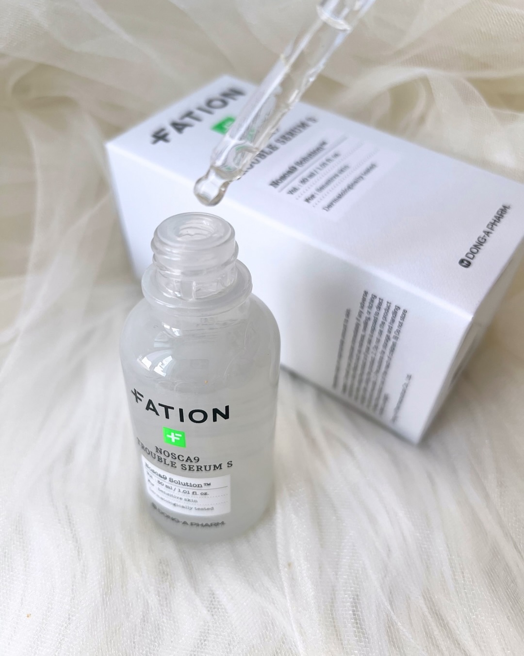 ノスカナイントラブルセラムS/FATION/美容液を使ったクチコミ（3枚目）