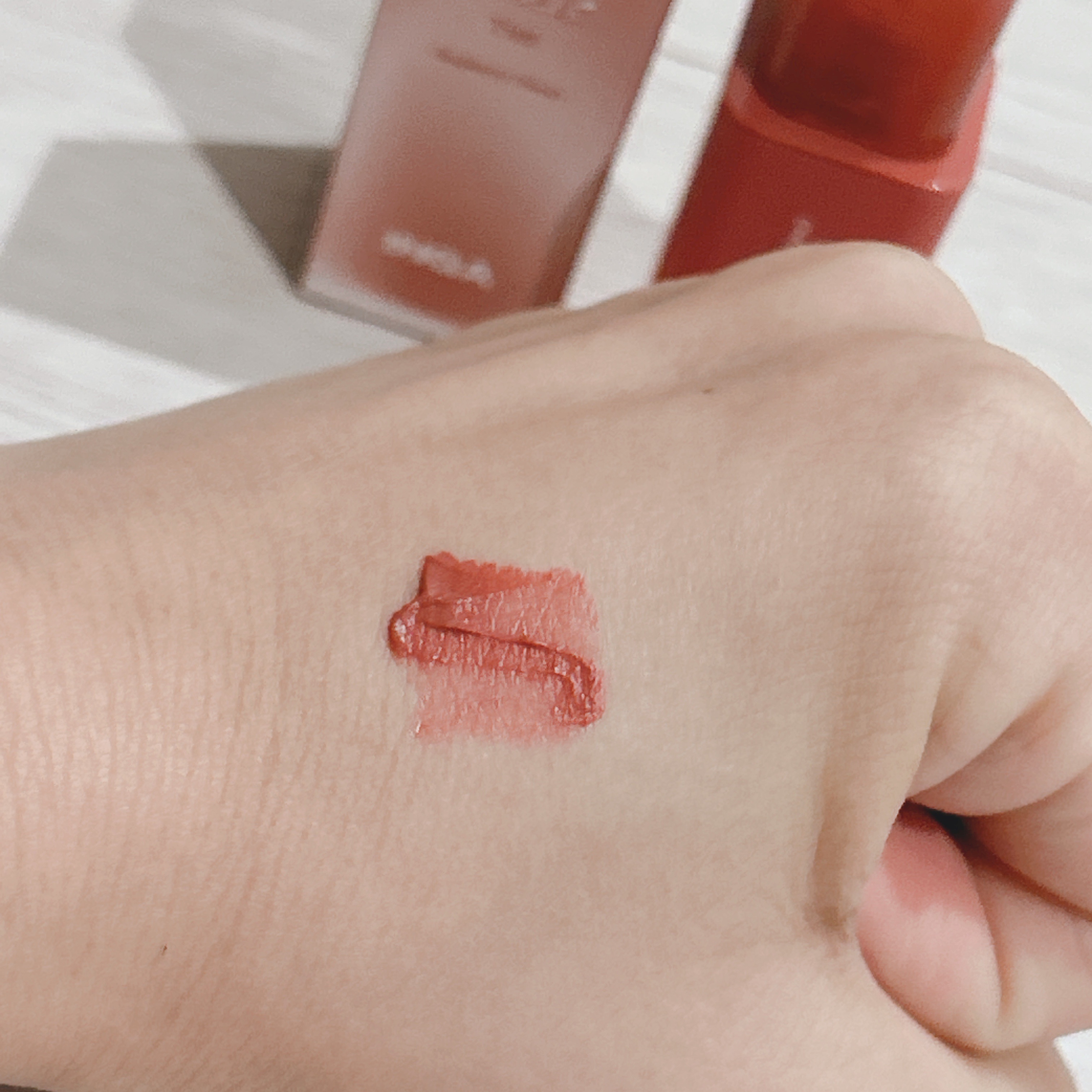 ウォーターグローリップティント/INGA/リップティントを使ったクチコミ（3枚目）