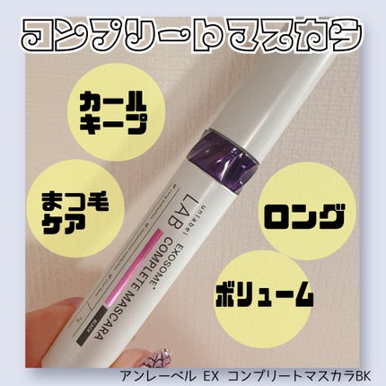アンレーベル ラボ EX コンプリートマスカラBK/unlabel/マスカラを使ったクチコミ(1枚目)