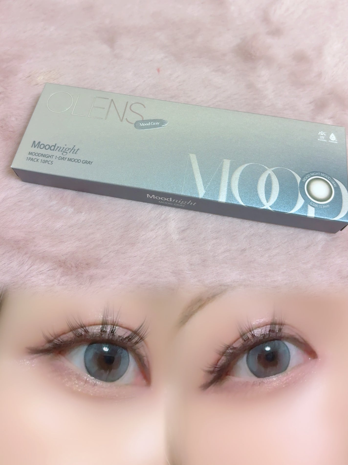 Moodnight 1day/OLENS/カラーコンタクトレンズを使ったクチコミ(2枚目)