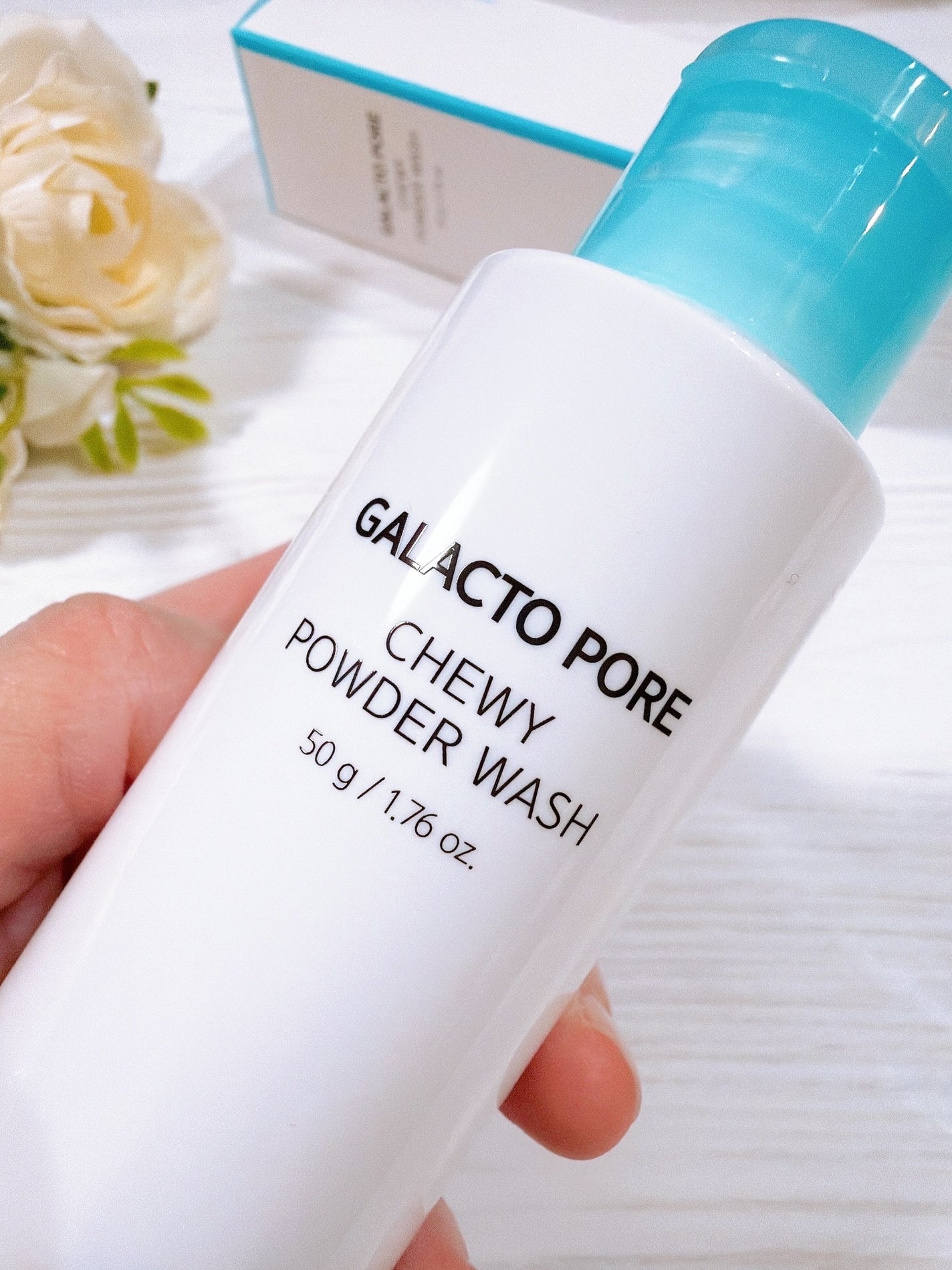 サミュ ガラクトポア チューイー パウダーウォッシュ/SAM'U/洗顔パウダーを使ったクチコミ(3枚目)