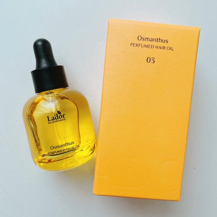 パフュームヘアオイル オスマンサス/La'dor/ヘアオイルを使ったクチコミ(5枚目)