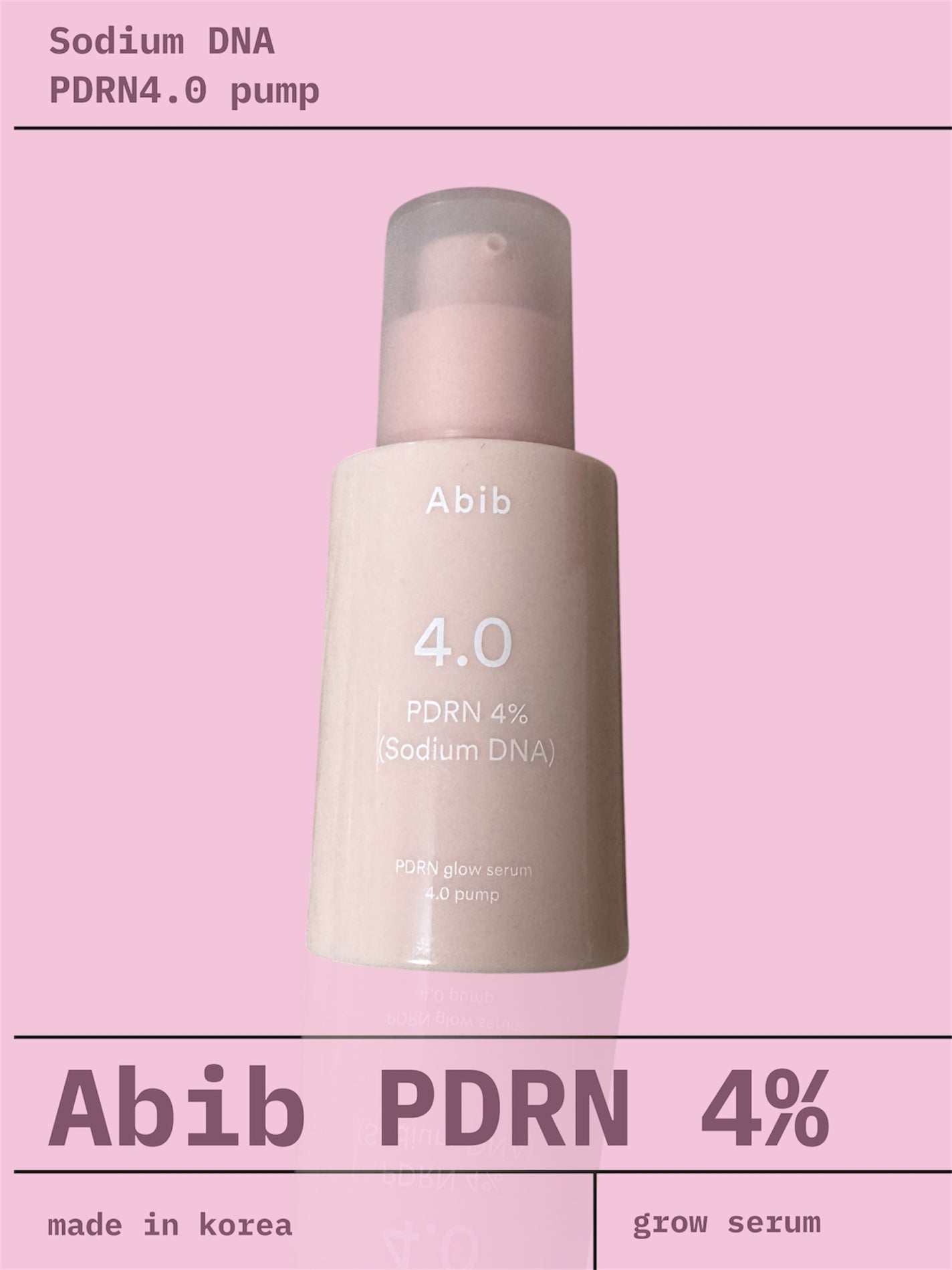 PDRNグロウセラム4.0ポンプ/Abib /美容液を使ったクチコミ(1枚目)