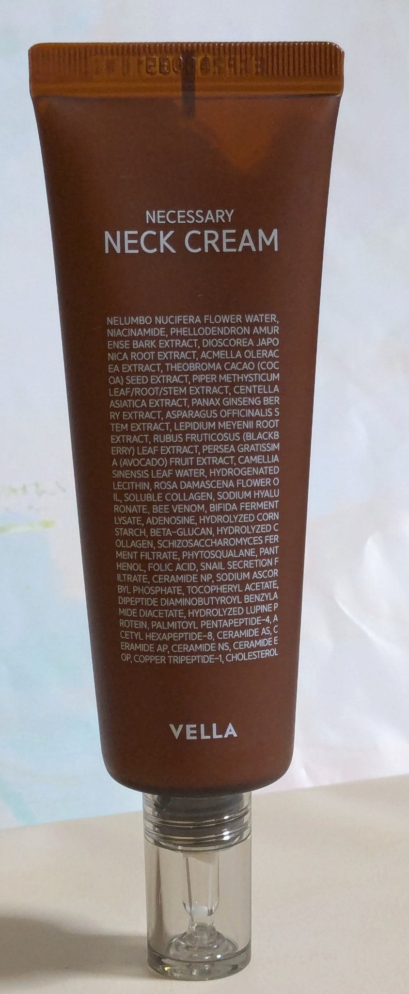ネセサリーネッククリーム チューブタイプ/VELLA/ネック・デコルテケアを使ったクチコミ(2枚目)