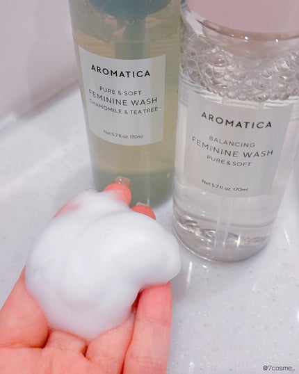 ピュア&ソフトフェミニンウォッシュ /AROMATICA/デリケートゾーンケアを使ったクチコミ(5枚目)