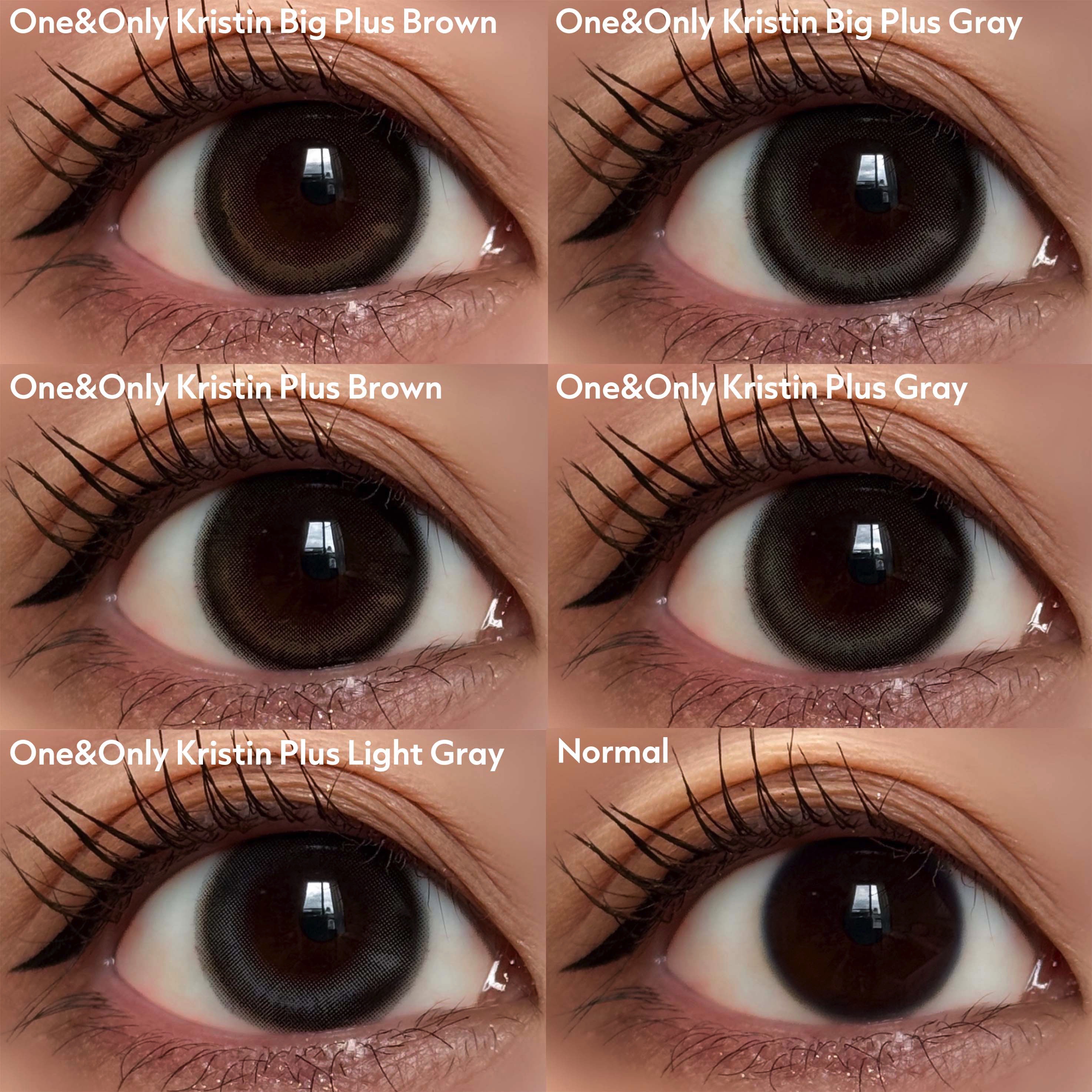 One&Only Kristin Plus/Hapa kristin/カラーコンタクトレンズを使ったクチコミ（2枚目）