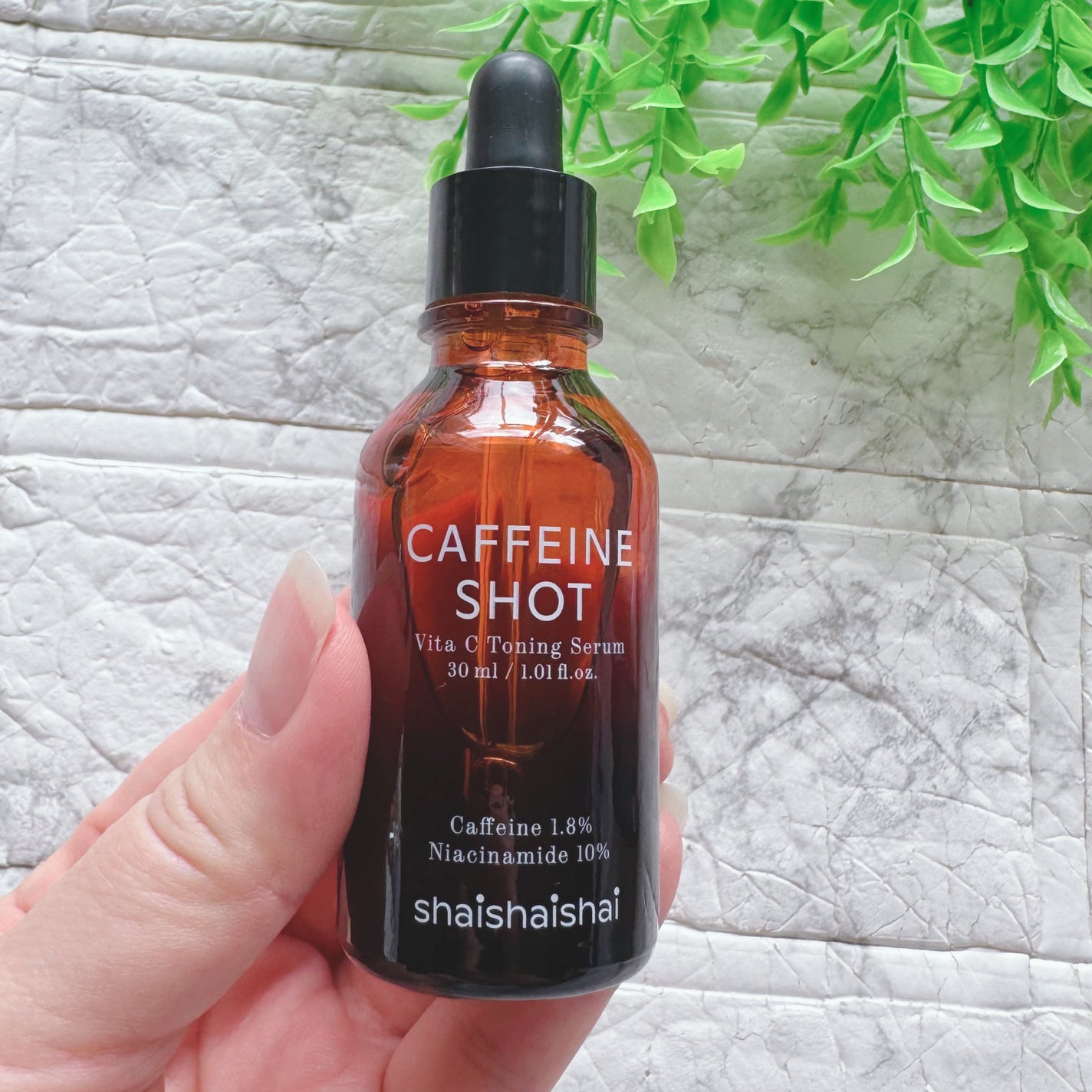 カフェインショット ビタC トーニングセラム/shaishaishai/美容液を使ったクチコミ(5枚目)