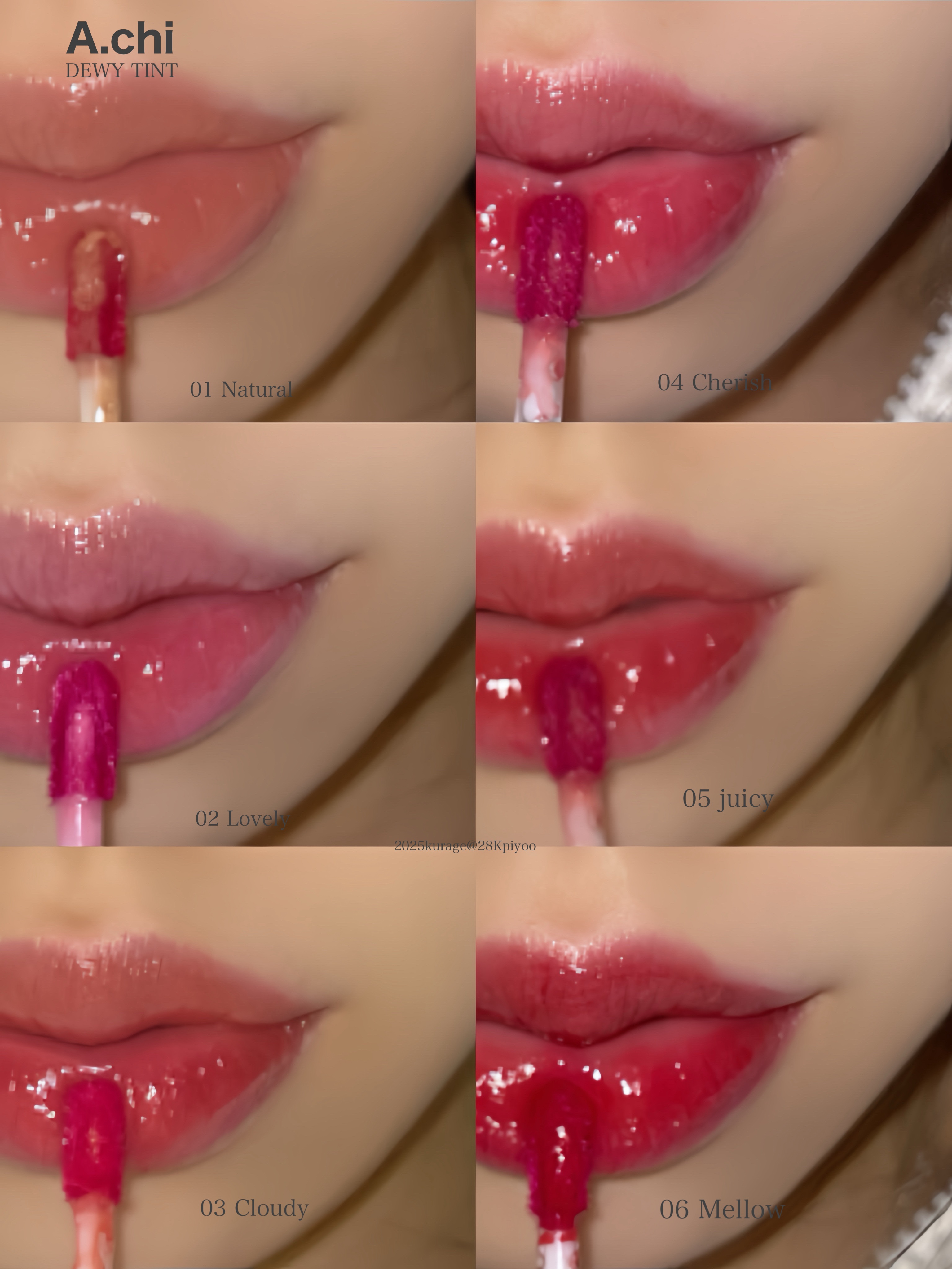 Dewy Tint/A.chi/リップティントを使ったクチコミ（1枚目）