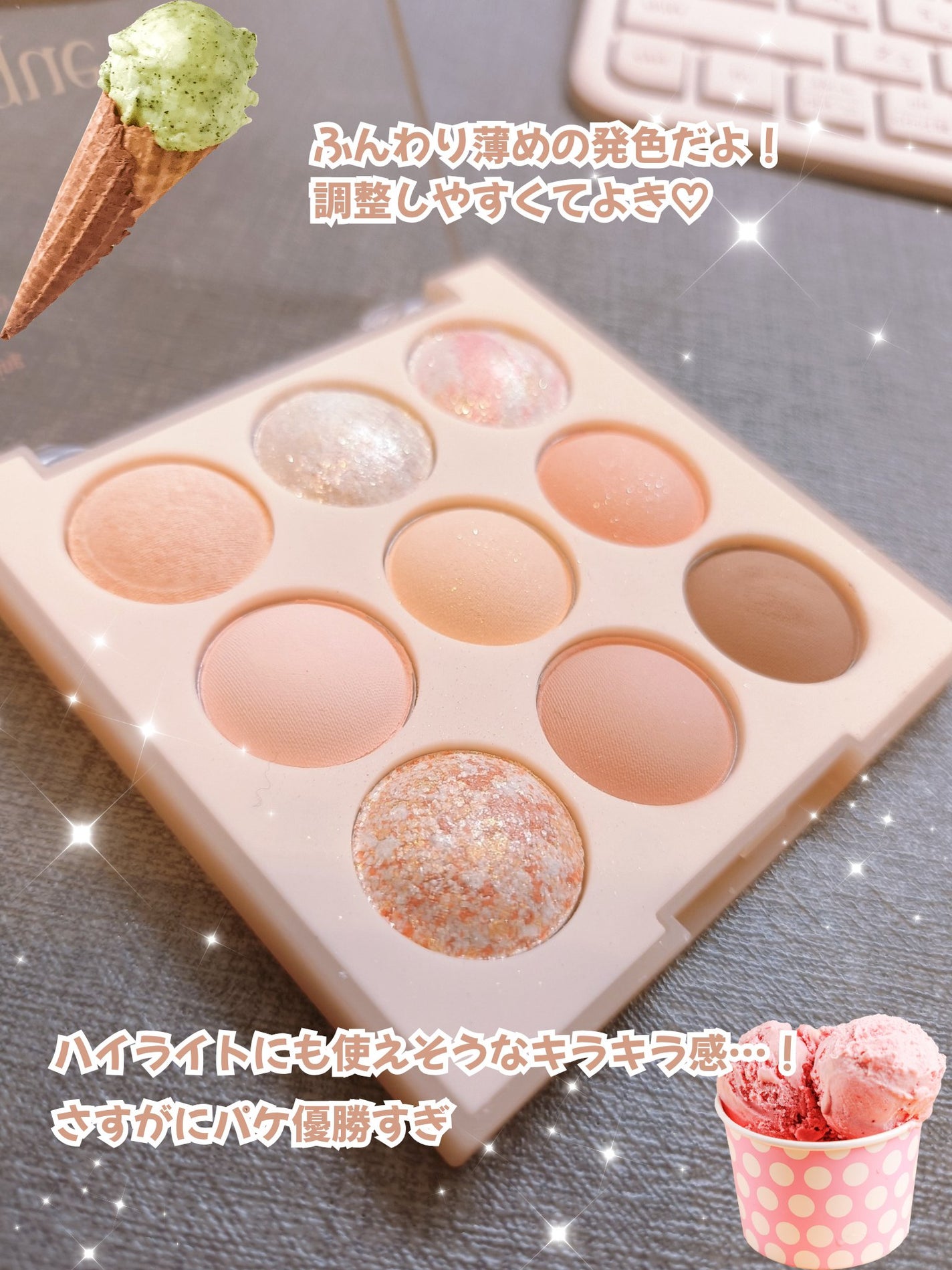 シャドウパレット/dasique/アイシャドウパレットを使ったクチコミ(3枚目)