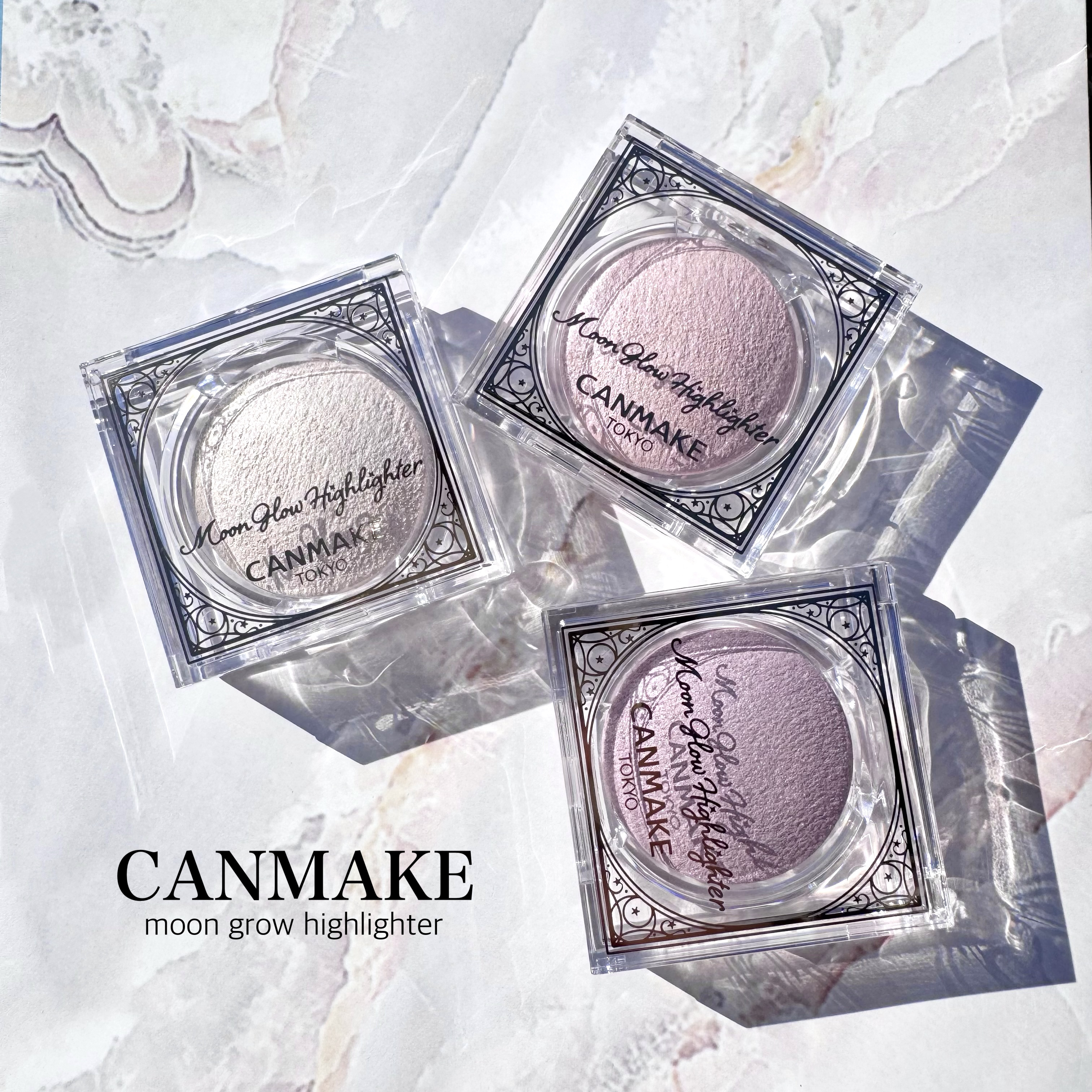 ムーングロウハイライター 03 ムーングロウライラック/キャンメイク/ハイライトを使ったクチコミ（2枚目）