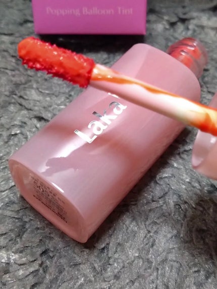 ポッピングバルーンティント/Laka/リップティントを使ったクチコミ(2枚目)