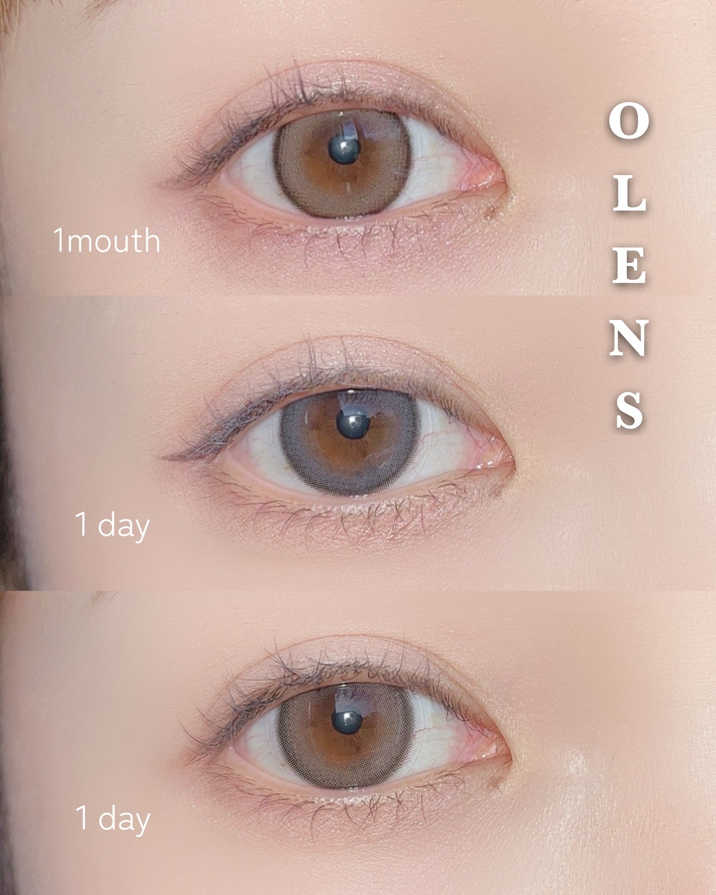 Moodnight 1day/OLENS/ワンデー(1DAY)カラコンを使ったクチコミ(1枚目)