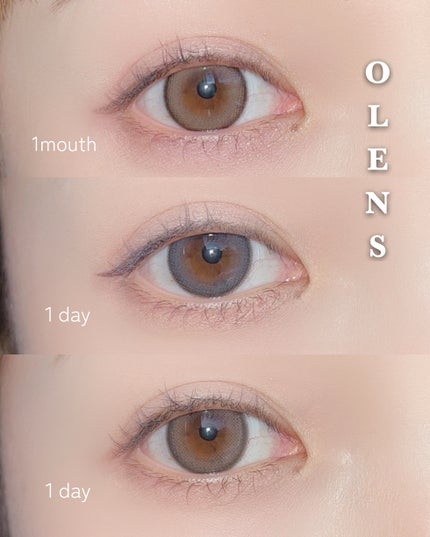 Moodnight 1day Mood Choco/OLENS/カラーコンタクトレンズを使ったクチコミ(1枚目)