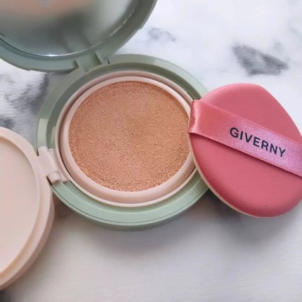 ジヴェルニー 密着カバークッション/GIVERNY/クッションファンデーションを使ったクチコミ(6枚目)