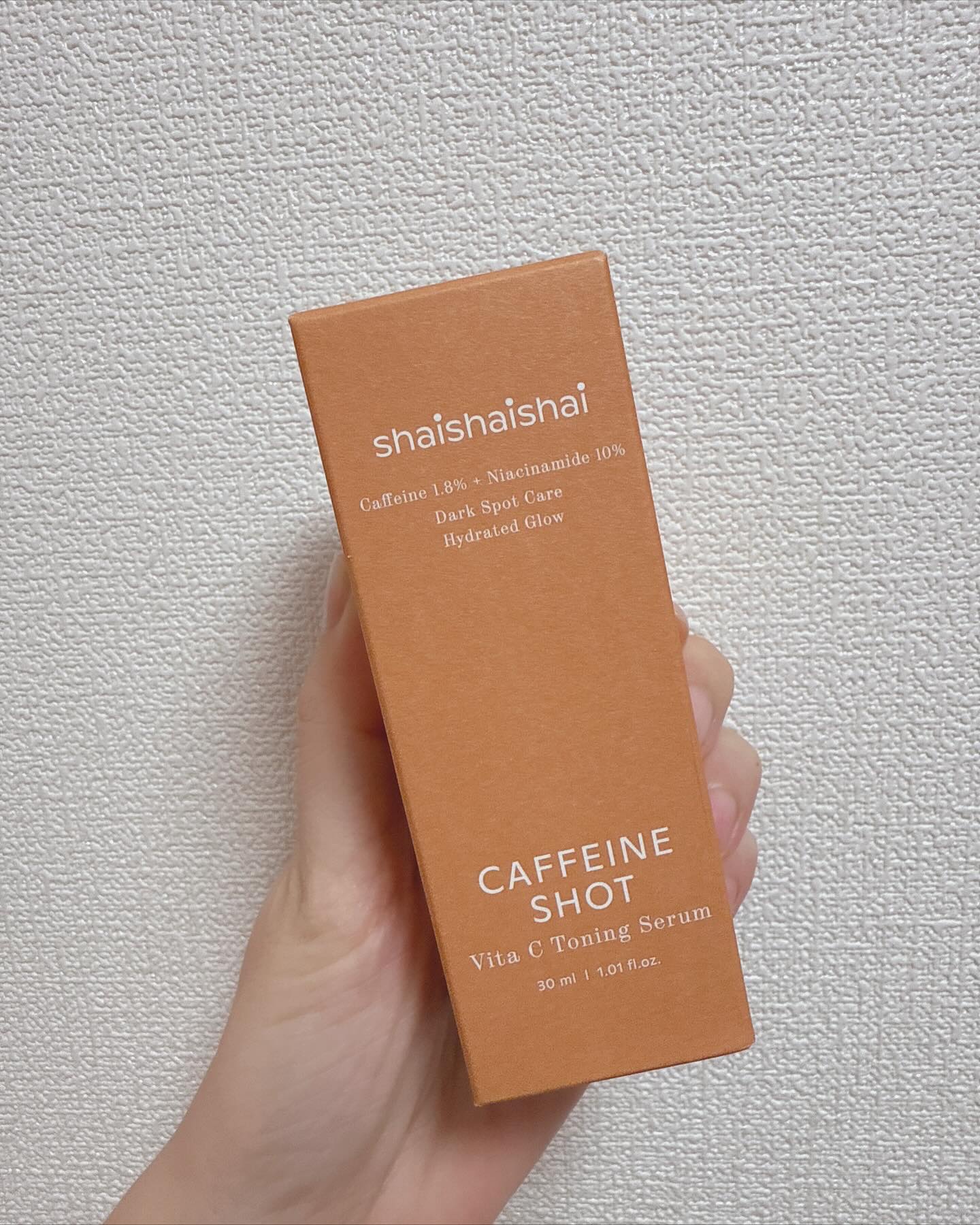 カフェインショット ビタC トーニングセラム/shaishaishai/美容液を使ったクチコミ（3枚目）