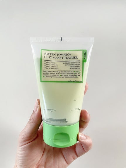 グリーントマトクレイマスククレンザー/FULLY/洗い流すパック・マスクを使ったクチコミ(2枚目)