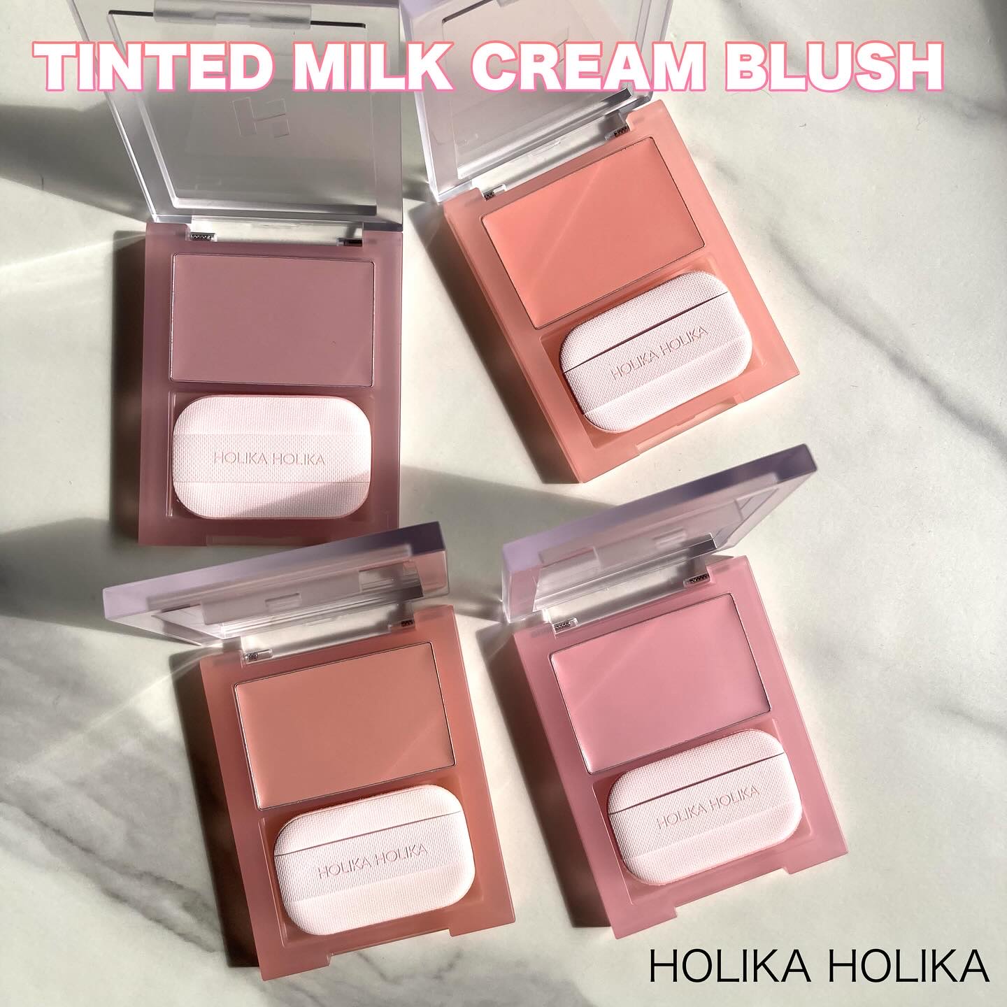 ティンテッドミルククリームブラッシュ /HOLIKA HOLIKA/ジェル・クリームチークを使ったクチコミ（1枚目）