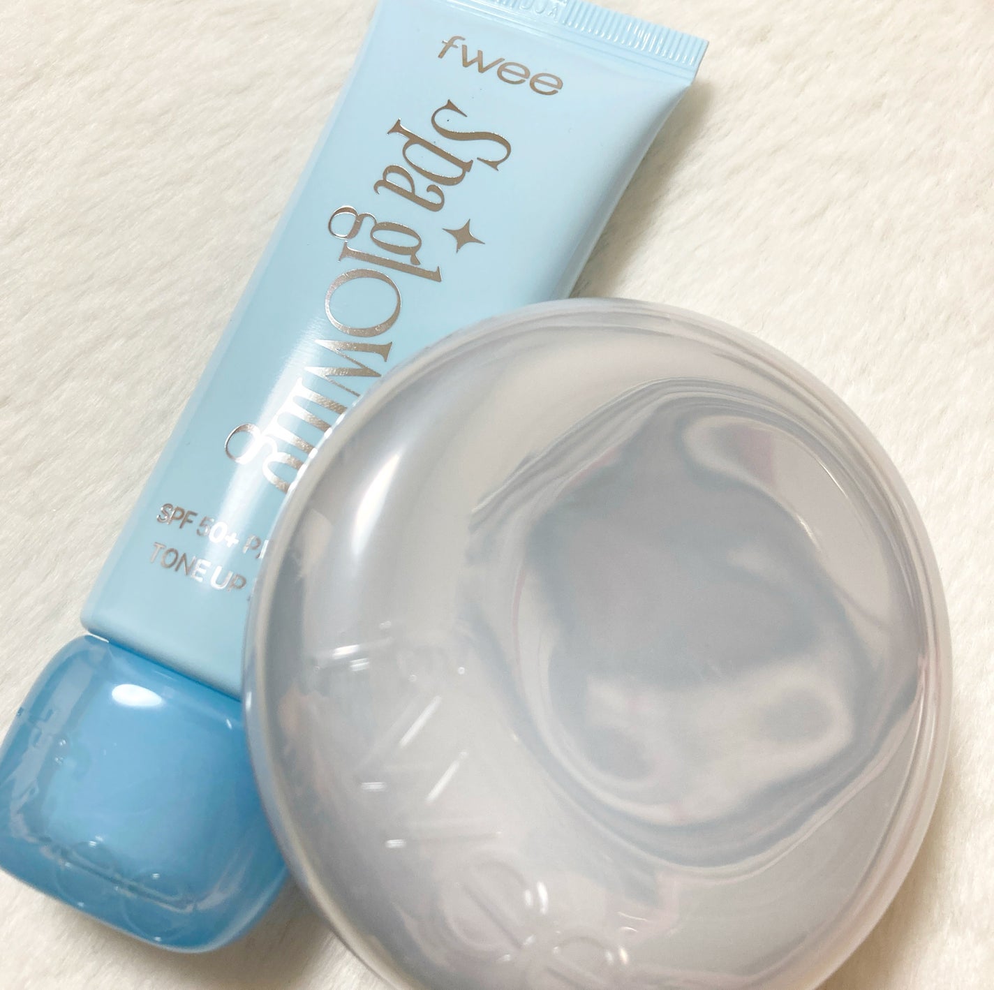 フィー クッションガラスオリジナル/fwee/クッションファンデーションを使ったクチコミ(5枚目)