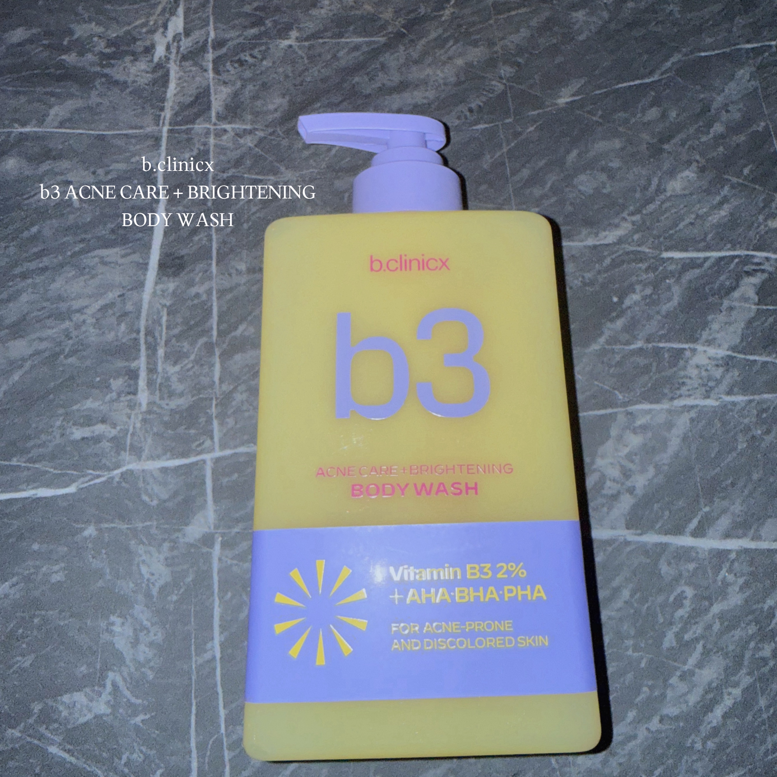 .

#PR

b.clinicx / b3アクネクリアボディウォッシュ

︎︎︎︎︎︎☑︎やさしい角質ケア
︎︎︎︎︎︎☑︎ビタミンC誘導体カプセル+グルタチオンカプセルでトーンアップ
︎︎︎︎︎︎☑︎爽やかなレモンの香り

いい香りだし