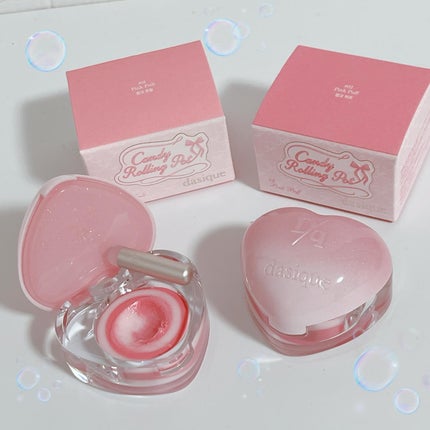 キャンディローリングポット 02 ピンクパフ/dasique/リップグロスの画像