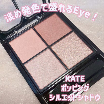 ケイト ポッピングシルエットシャドウ/KATE/アイシャドウパレットを使ったクチコミ(1枚目)
