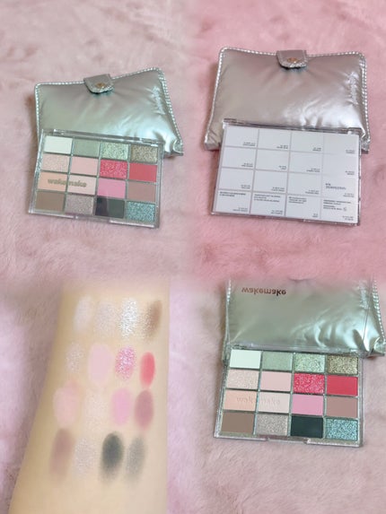 ソフトブラーリングアイパレット/wakemake/アイシャドウパレットを使ったクチコミ(2枚目)