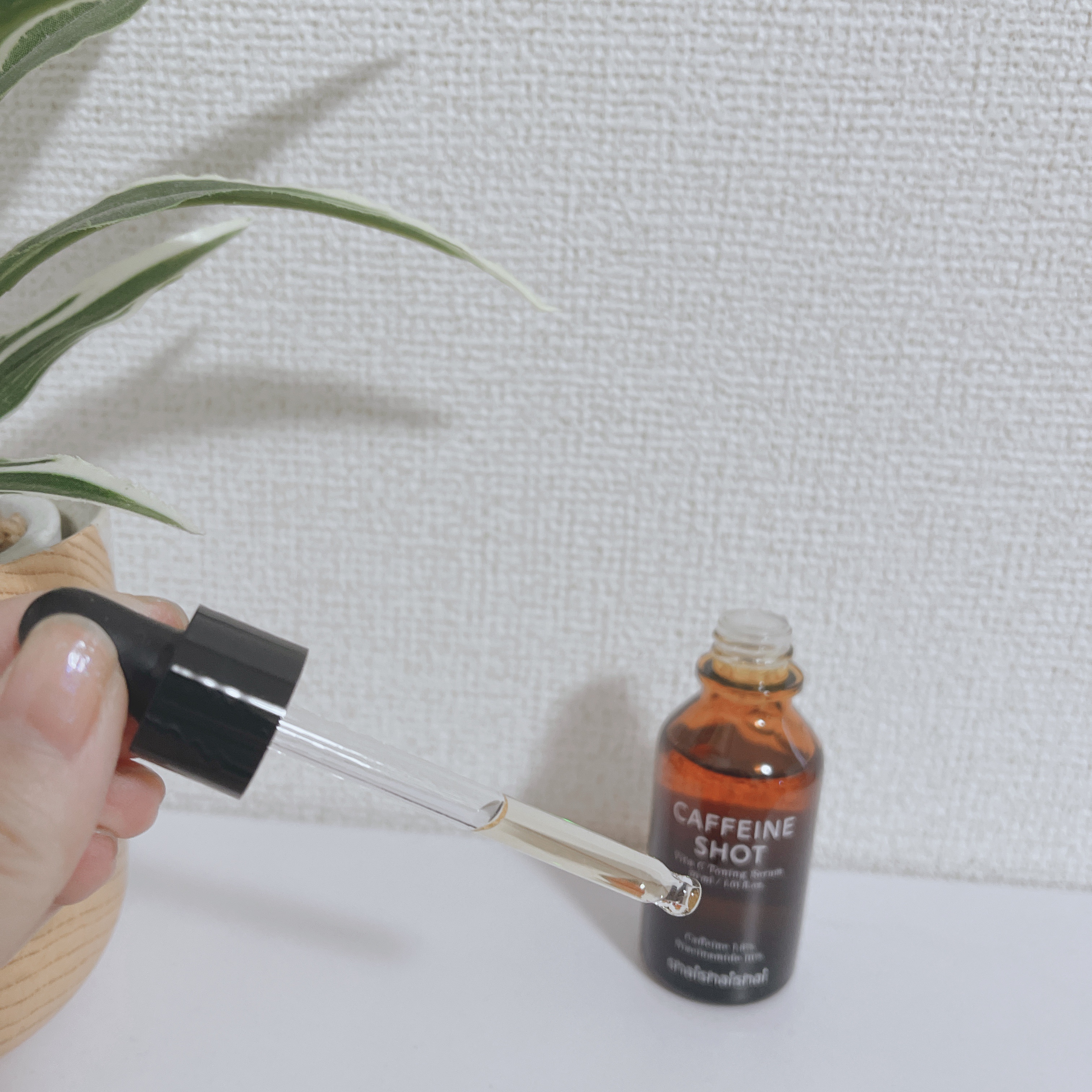 カフェインショット ビタC トーニングセラム/shaishaishai/美容液を使ったクチコミ（2枚目）