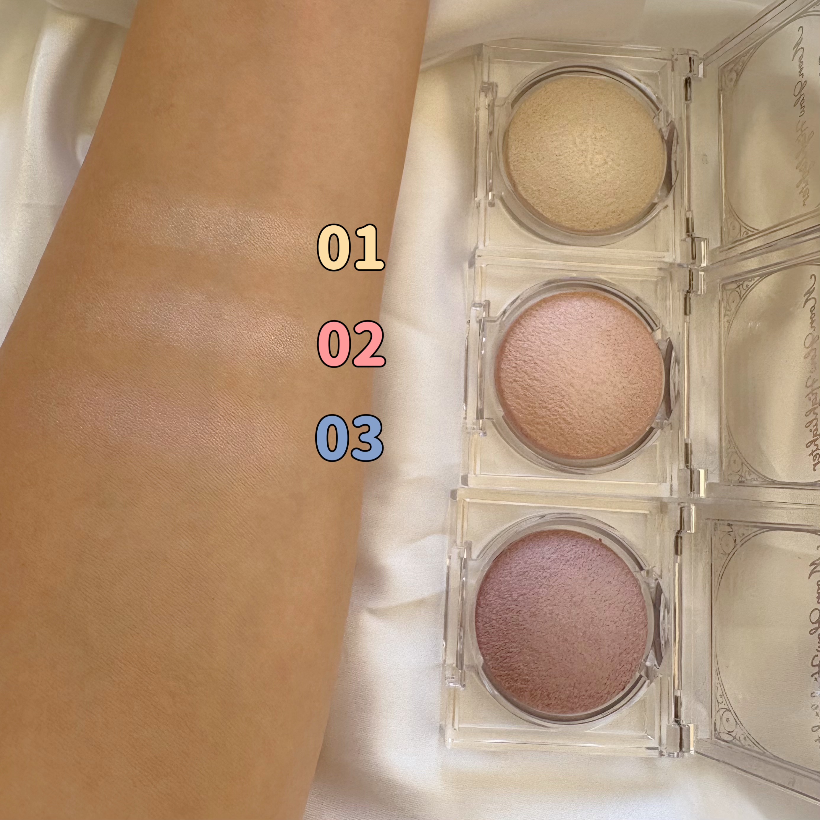 ムーングロウハイライター/キャンメイク/ハイライトを使ったクチコミ（3枚目）