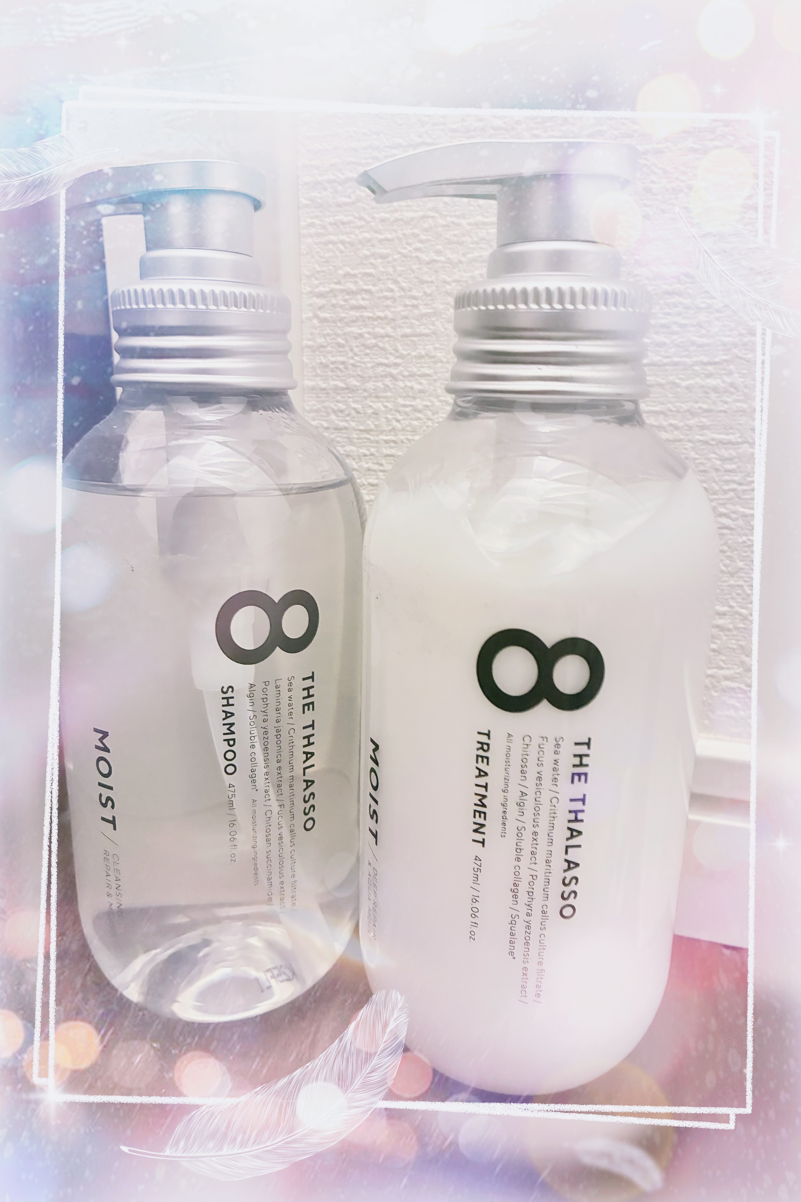 エイトザタラソ クレンジングリペア＆モイスト 美容液シャンプー/ディープリペア＆アクアモイスト 美容液トリートメント/エイトザタラソ/市販シャンプーを使ったクチコミ（1枚目）