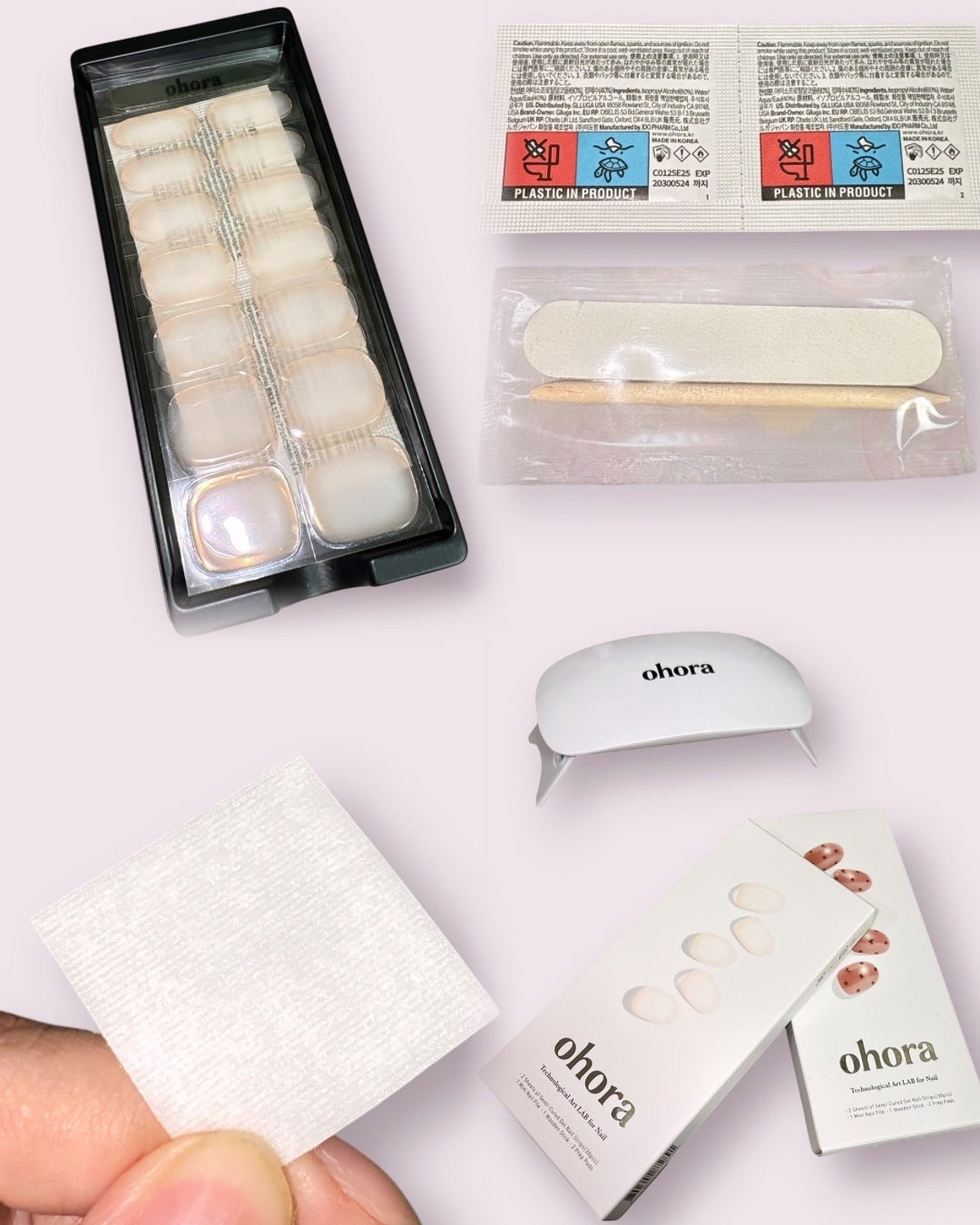 セミキュアジェルネイル(ハンド)/ohora/ネイルシールを使ったクチコミ(2枚目)