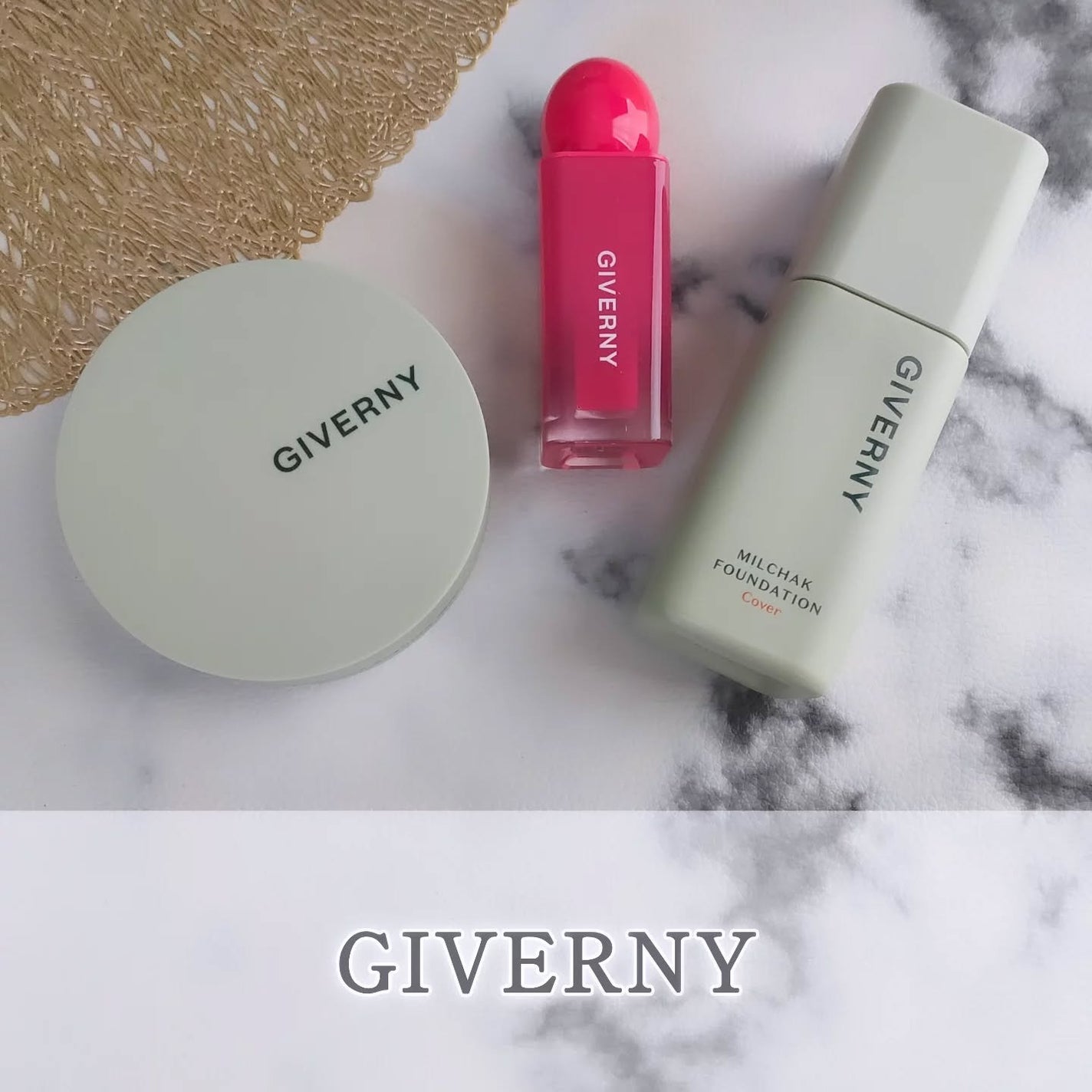 ジヴェルニー 密着カバークッション/GIVERNY/クッションファンデーションを使ったクチコミ(1枚目)