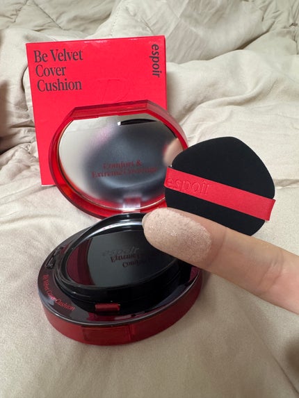 ビーベルベットカバークッション/espoir/クッションファンデーションを使ったクチコミ(2枚目)