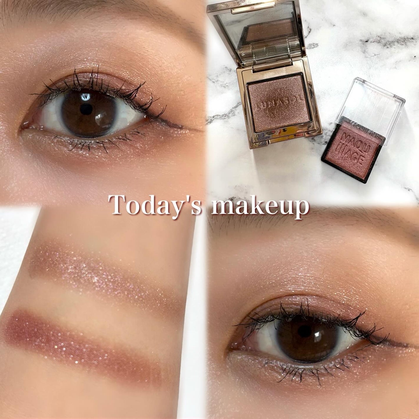 ドラマティックアイカラー (パウダー)/(クリーム)/マキアージュ/アイシャドウパレットを使ったクチコミ(1枚目)