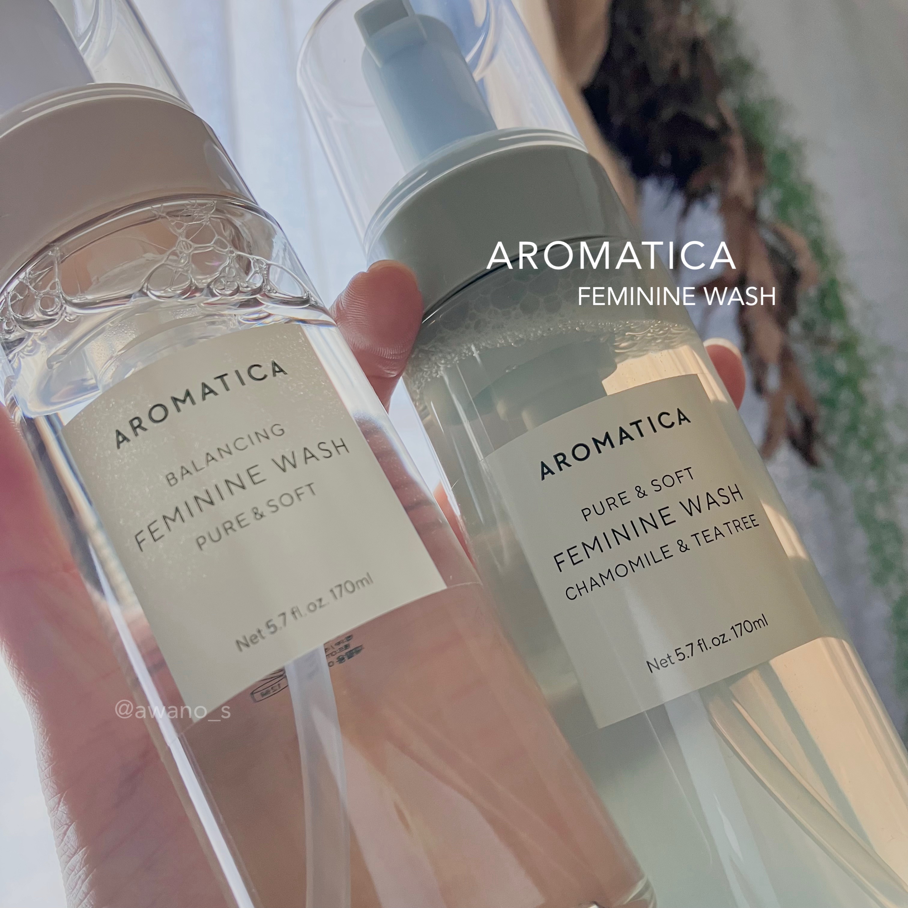 ピュア＆ソフトフェミニンウォッシュ /AROMATICA/デリケートゾーンケアを使ったクチコミ（1枚目）