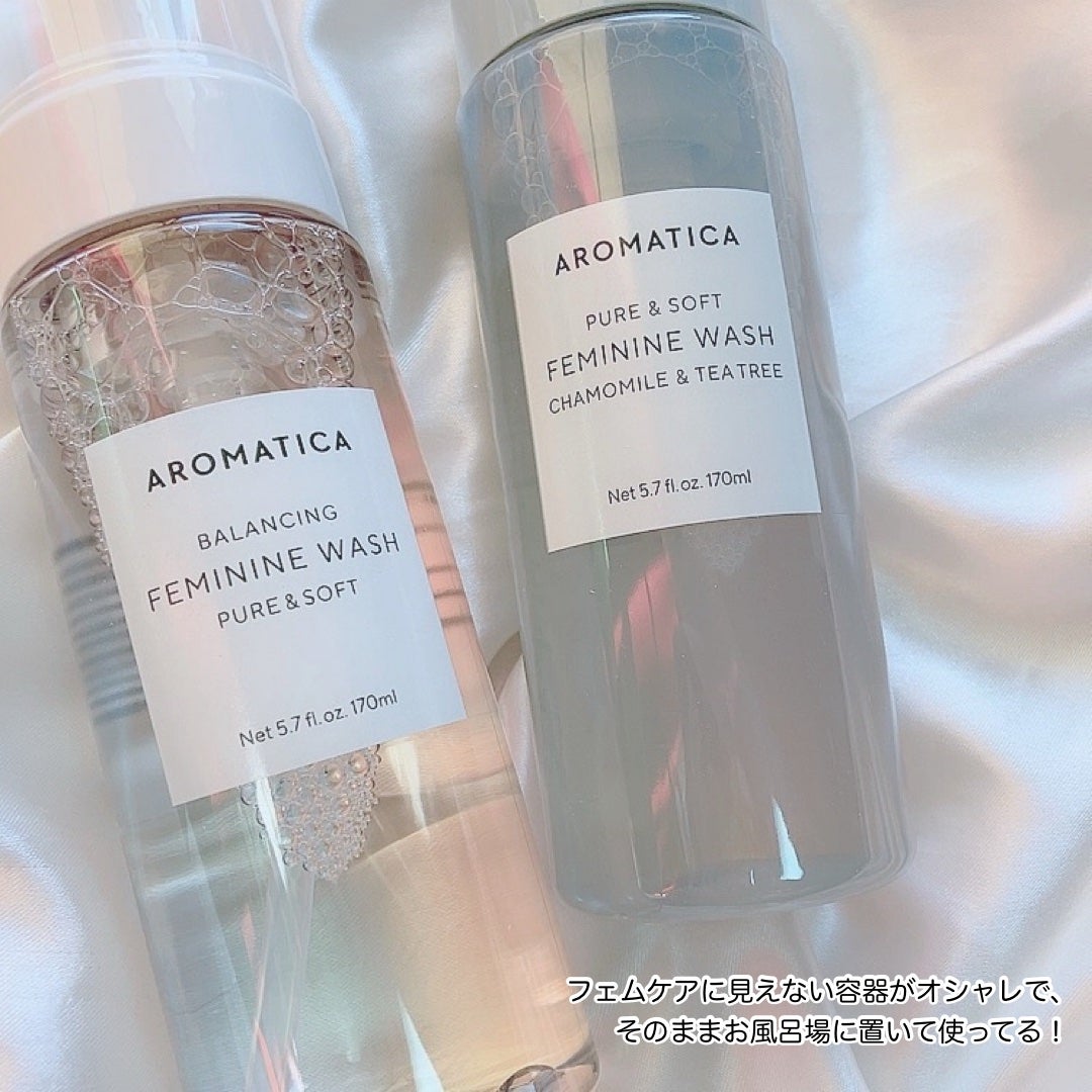 ピュア&ソフトフェミニンウォッシュ /AROMATICA/デリケートゾーンケアを使ったクチコミ(2枚目)