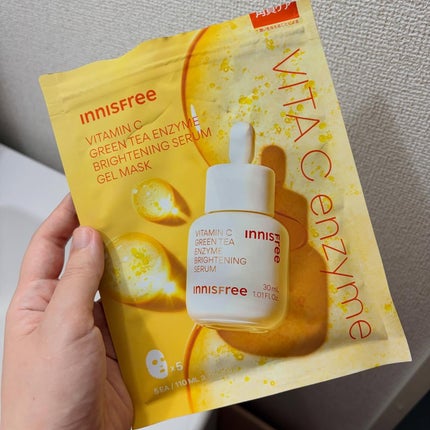 ビタC グリーンティーエンザイム ブライト マスク /innisfree/シートマスク・パックを使ったクチコミ(1枚目)