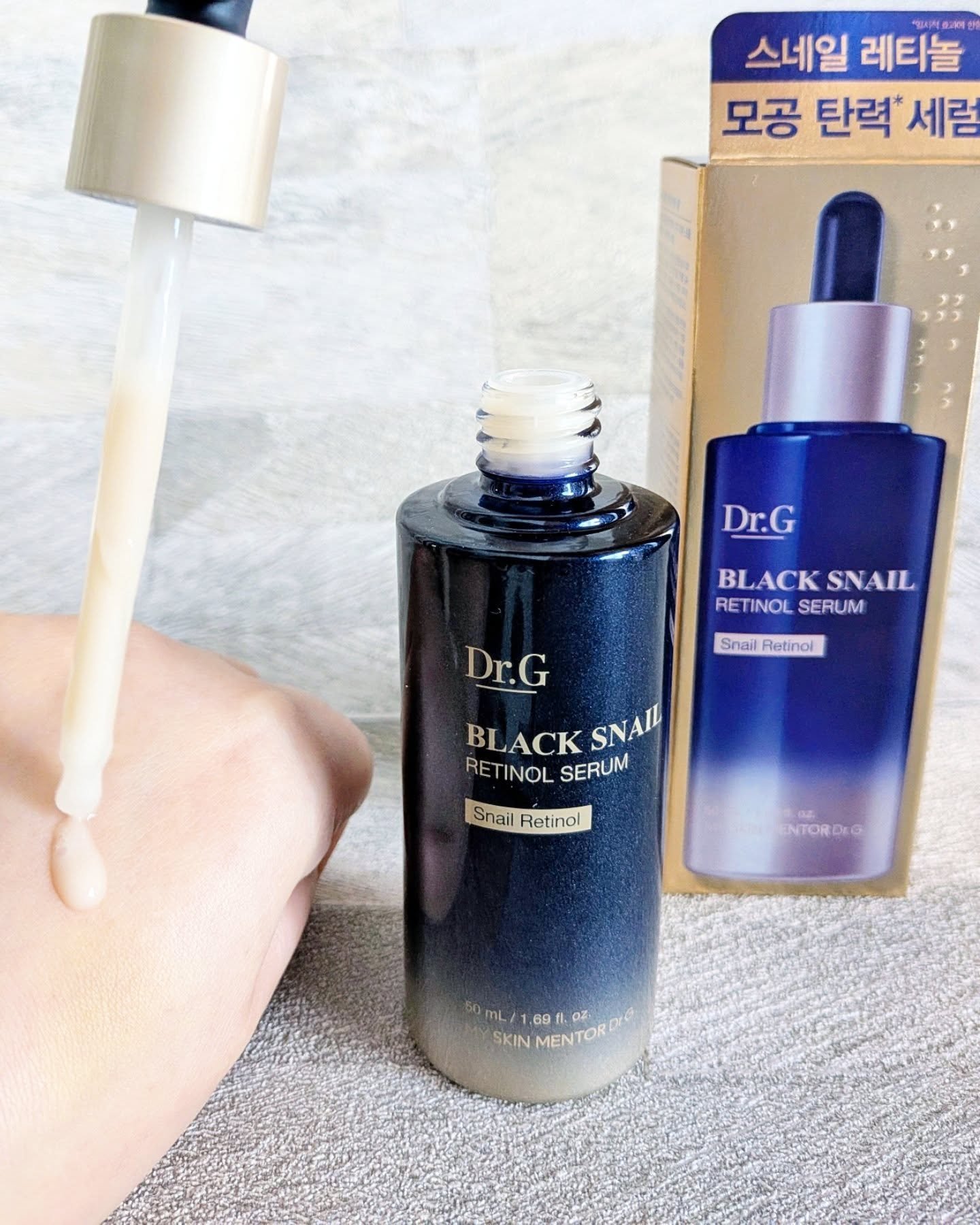 ブラックスネイル クリーム/Dr.G/フェイスクリームを使ったクチコミ（2枚目）