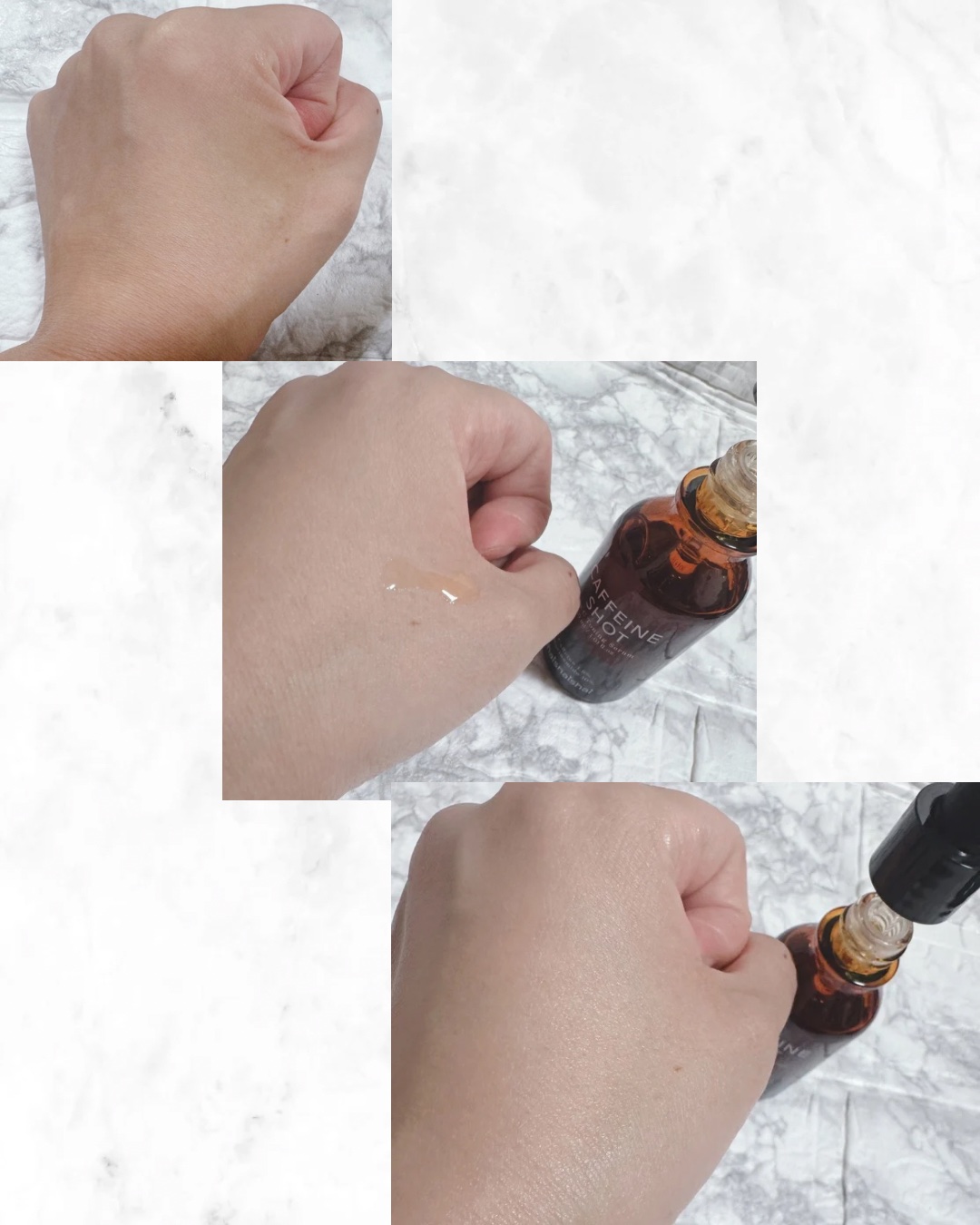 カフェインショット ビタC トーニングセラム/shaishaishai/美容液を使ったクチコミ（3枚目）