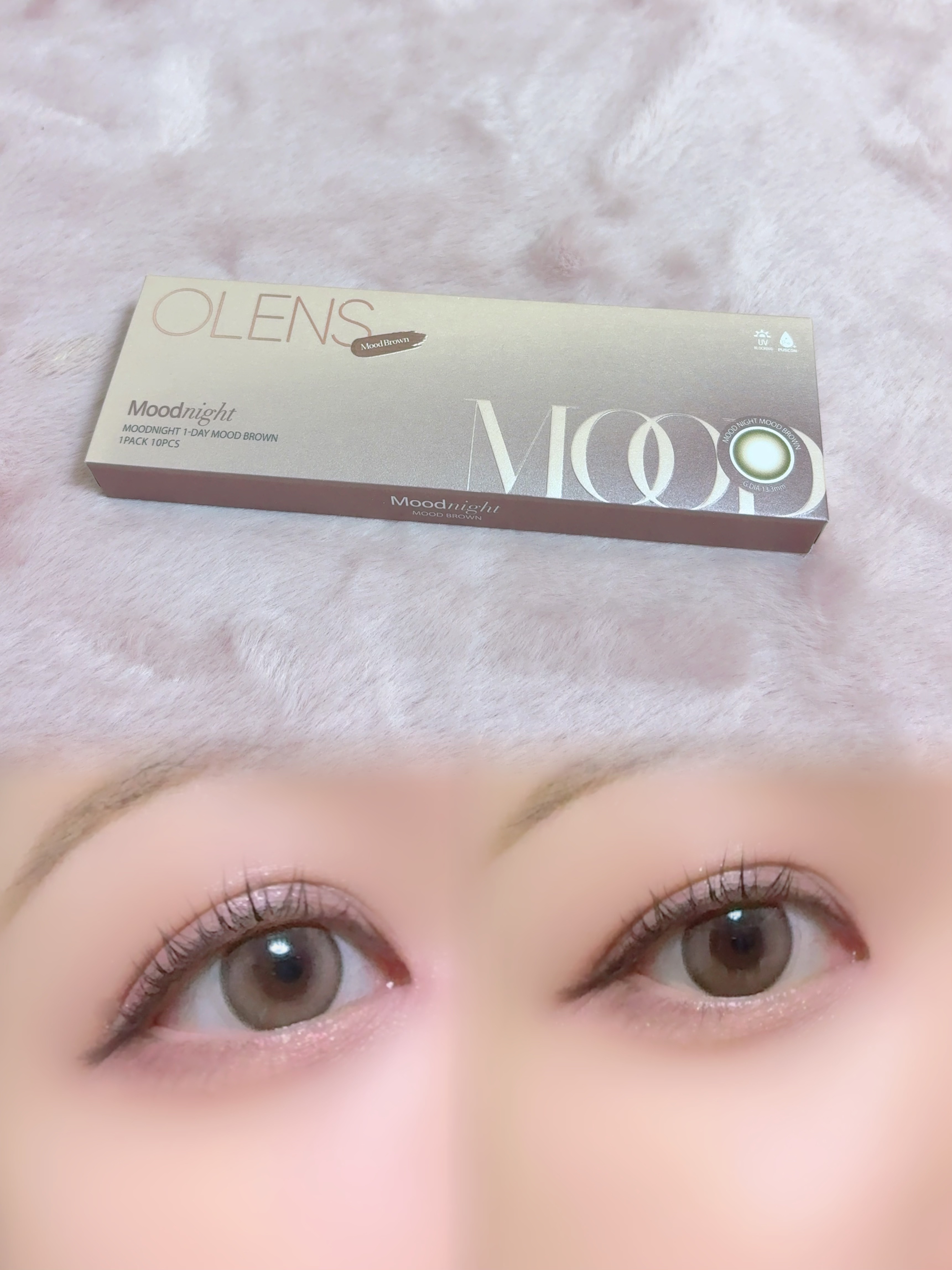 Moodnight 1day/OLENS/ワンデー（１DAY）カラコンを使ったクチコミ（2枚目）