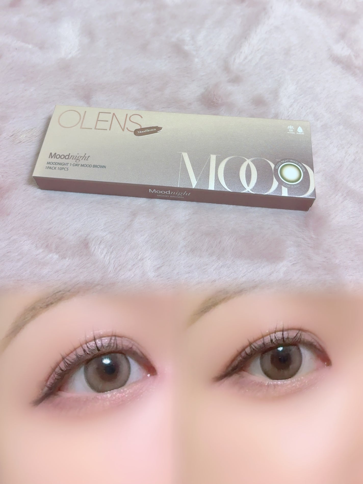 Moodnight 1day/OLENS/カラーコンタクトレンズを使ったクチコミ(2枚目)
