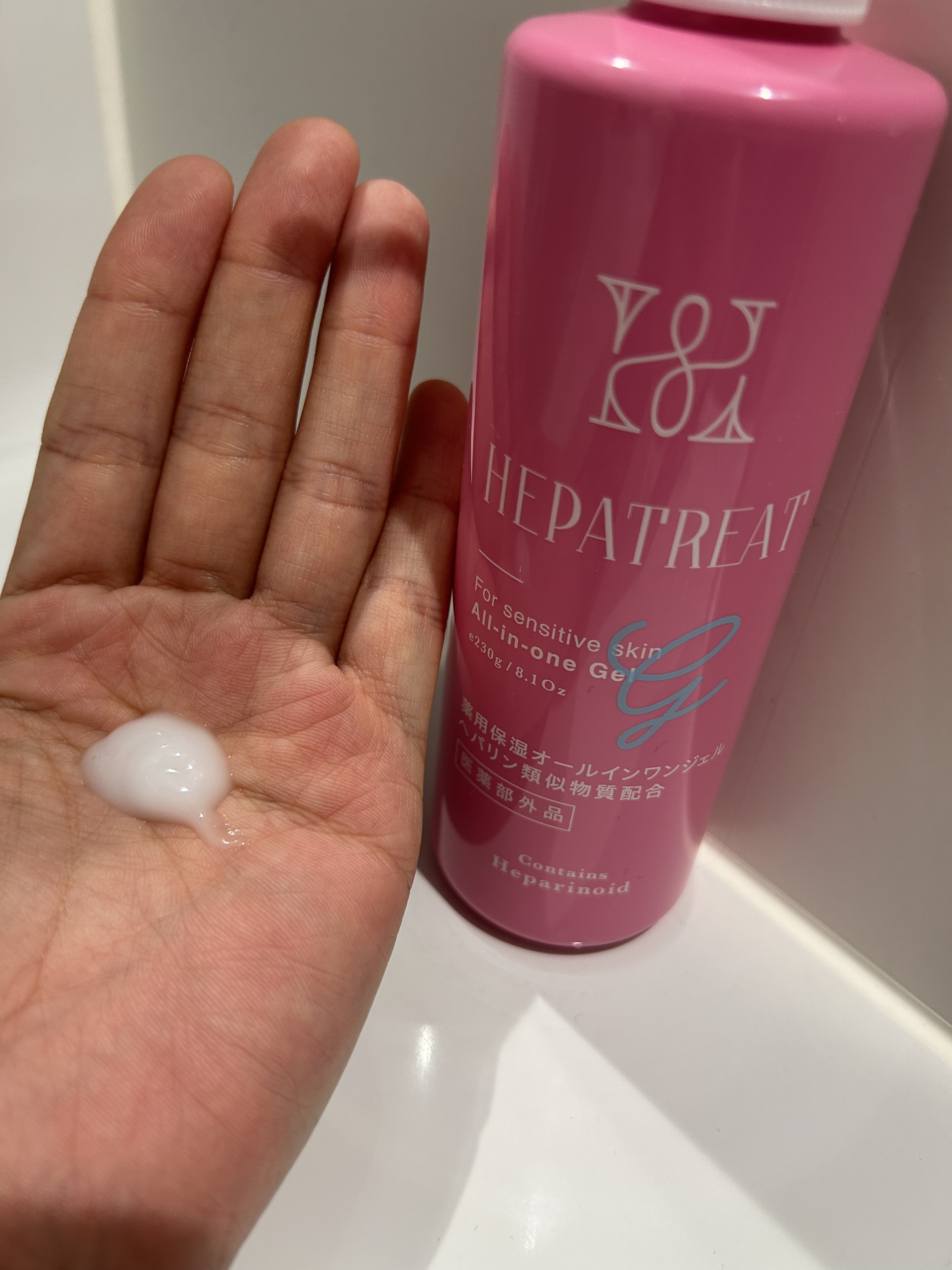 ヘパトリート 薬用保湿オールインワンジェル　[医薬部外品]/ゼトックスタイル/オールインワン化粧品を使ったクチコミ（2枚目）