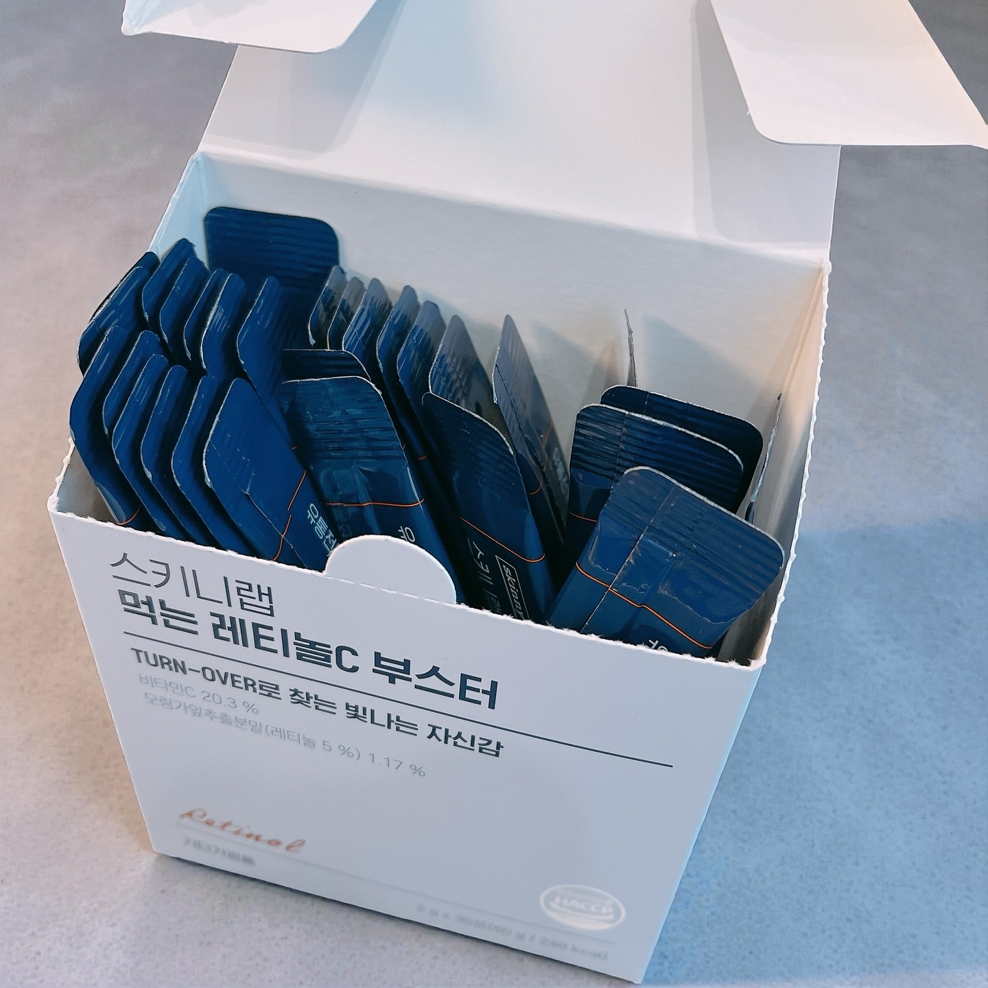 食べるレチノールCブースター/スキニーラボ/美容ドリンクを使ったクチコミ（2枚目）