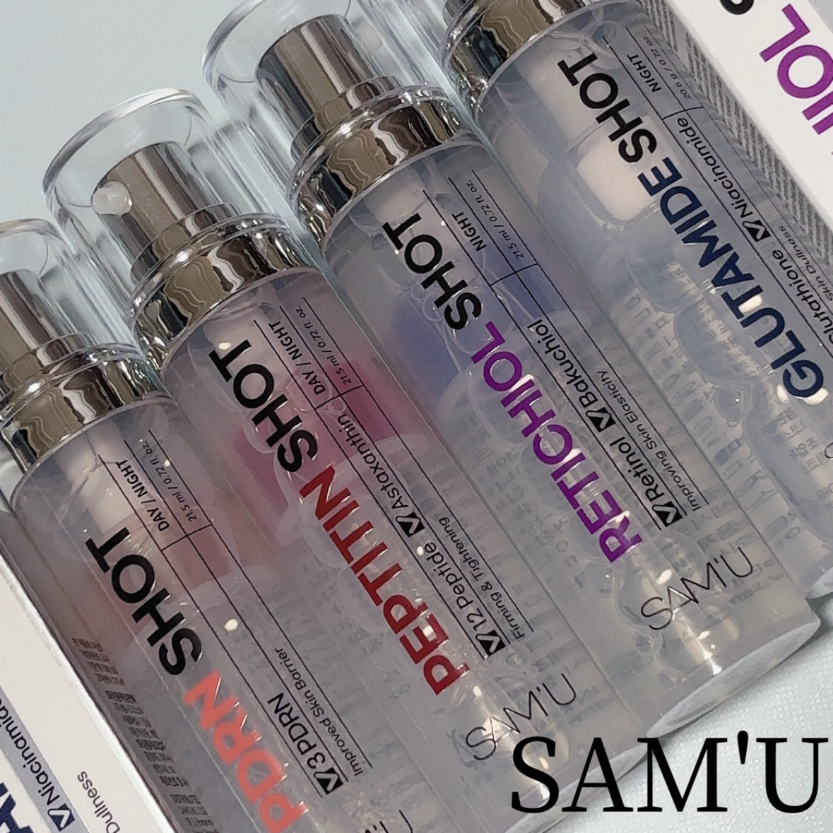 シナジーショットエディション/SAM'U/スキンケアキットを使ったクチコミ（1枚目）