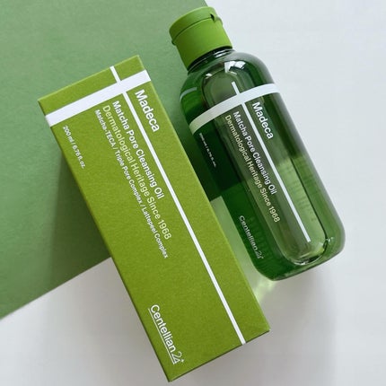 マデカ抹茶ポアクレンジングオイル/センテリアン24/オイルクレンジングを使ったクチコミ(2枚目)