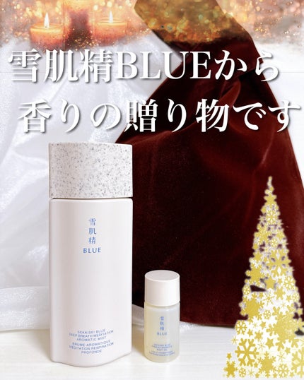 雪肌精 BLUE ディープブレス メディテーション アロマ ミスト リミテッドキット/雪肌精/スキンケアキットを使ったクチコミ(1枚目)