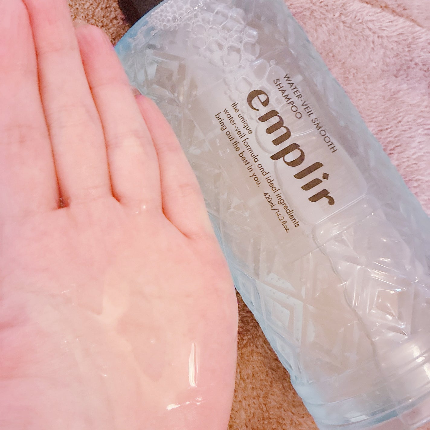 ウォーターベール スムース シャンプー/トリートメント/emplir/市販シャンプーを使ったクチコミ(2枚目)