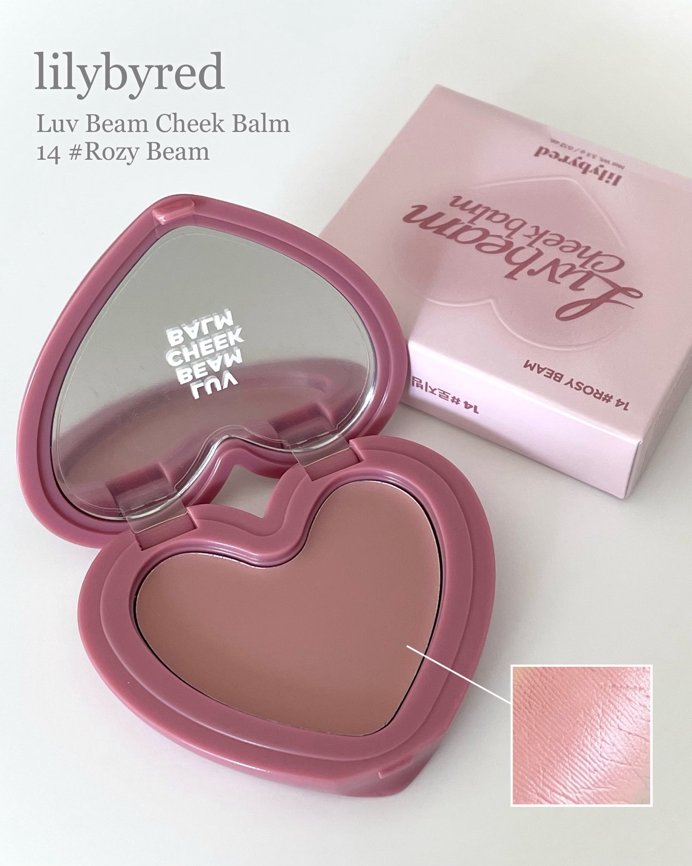 ラヴ ビーム チークバーム/lilybyred/ジェル・クリームチークを使ったクチコミ(1枚目)