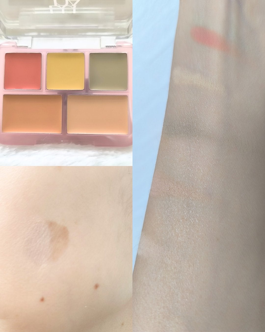 コンシールブレンダーパレット/LUNA/パレットコンシーラーを使ったクチコミ(4枚目)